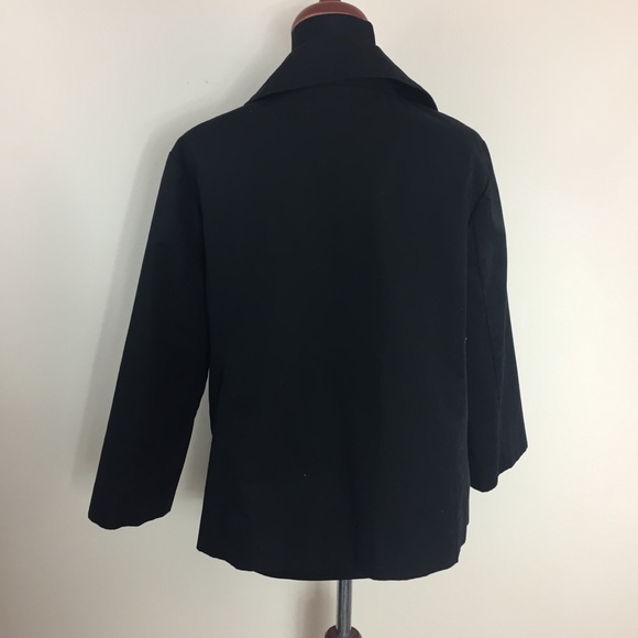 Rafaella black button up blazer spring jacket XL - Picture 8 of 8